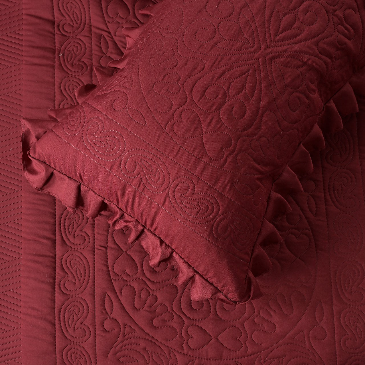 Opulence 3 Frill Bedcover – Classic Elegance, Soft Luxury