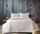 Premium Microfiber Quilted Bedcover Set – 90x100 inches with 2 Pillow Covers