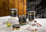Glass Kitchen Jars Set | Sugar, Tea & Coffee (Set of 3)