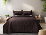 Velvet Bedcovers Set – 90x100 inches with 2 Pillow Covers